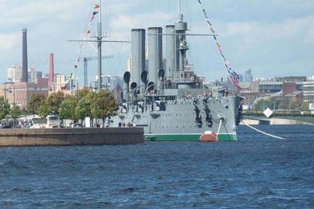 Visita al Crucero Aurora, en San Petersburgo